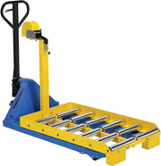 Forklift Battery Transfer Platform by Global Industrial – 45"L x 33"W x 9"H, Alloy Steel, Yellow, Model 241957