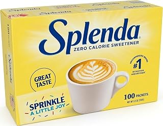 SPLENDA Zero Calorie Sweetener, 100 Count Packets | 100 Count