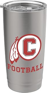 Carlisle High School Blue Aces Football Stainless Steel Insulated Tumbler