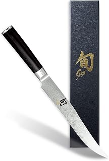 Shun Classic 8 Inch Carving Knife, Stainless Steel Handcrafted in Japan, DM0703