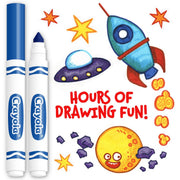 Crayola Blue / 12 Count (Pack of 1) / Chisel Coloring Pens & Markers