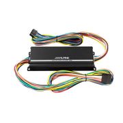 Head Unit Power Pack by Alpine – Waterproof Bluetooth speaker component, black, Model KTP-445A