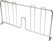 Thunder Group 18" pressure-fit shelf divider, chrome, comes in each