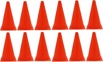 9 in. Safety Cone with Base, 12PK