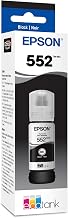 Epson 552 EcoTank Ink Ultra-high Capacity Bottle Black (T552020-S) Works with ET-8500, 8550
