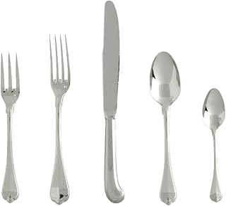 Fortessa San Marco 18/10 Stainless Steel Flatware 20 Piece Place Setting, Service for 4