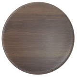 Acacia Melamine Replacement Top for Round Riser - 11 1/5"Dia by HUBERT – Large, Melamine, Acacia, Model 61736
