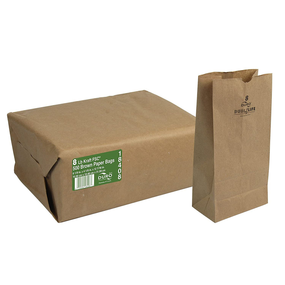 8# Paper Bag by General – 6-1/8 x 4.17 x 12-7/16, 35.0 pounds, Paper, Model 80984 /DM