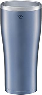 Zojirushi SX-DN45-AC Stainless Steel Tumbler Mug, Vacuum Double Layer, Heat Retention, 15.2 fl oz (450 ml), Clear Blue