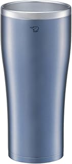 Zojirushi Mahobin SX-DN60-AC Stainless Steel Tumbler Mug, Vacuum Double Layer, Heat Retention, Cold Insulation, 20.3 fl oz (600 ml), Clear Blue