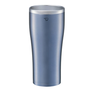 Stainless Steel Tumbler Mug by Zojirushi – 15.2 Ounces, 450.0 milliliters, Stainless Steel, clear blue, Model SX-DN45-AC