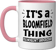 Bloomfield Lovers Thing You Wouldn't Understand Ceramic Mug, Pink/White