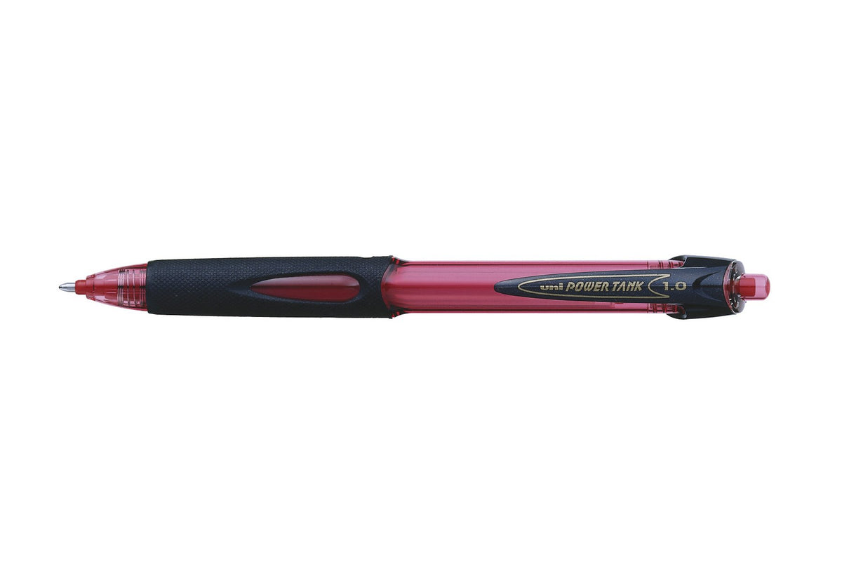 POWER TANK SN-220 1.0MM NIB RED INK by Uni-Ball – 1 Count (Pack of 1), Red, Model SN220 R