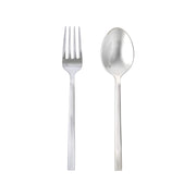 Arezzo 18/10 Stainless Steel Flatware by Fortessa – 2 Piece Serving Set, Stainless Steel, Silver, Model 2PPS-165-05