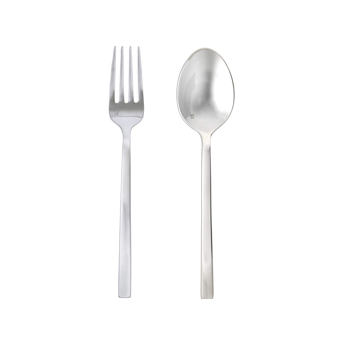 Arezzo 18/10 Stainless Steel Flatware by Fortessa – 2 Piece Serving Set, Stainless Steel, Silver, Model 2PPS-165-05