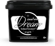 Satin Ice Dream Clean White Fondant, Vanilla, 4 Pounds