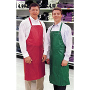 Locknane Bib Apron Red Vinyl - 39"L x 31"W by LOCKNANE MANUFACTURING INC – Medium, Plastic, Red, Model 10-APR-P-RE/STD