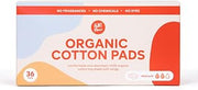 Aunt Flow Organic Cotton Pads with Wings - Regular Absorbency Menstrual Pads, Dioxin-Free, Hypoallergenic, 36 Count