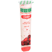 Luigis Real Italian Ice Cherry Squeeze Tube by J and J Snack Foods – 4 ounces, Pack of 24