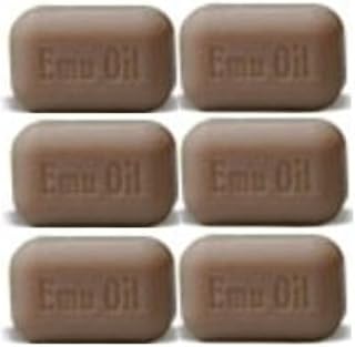 SOAP WORKS Emu Oil Soap Bar, 6 Count