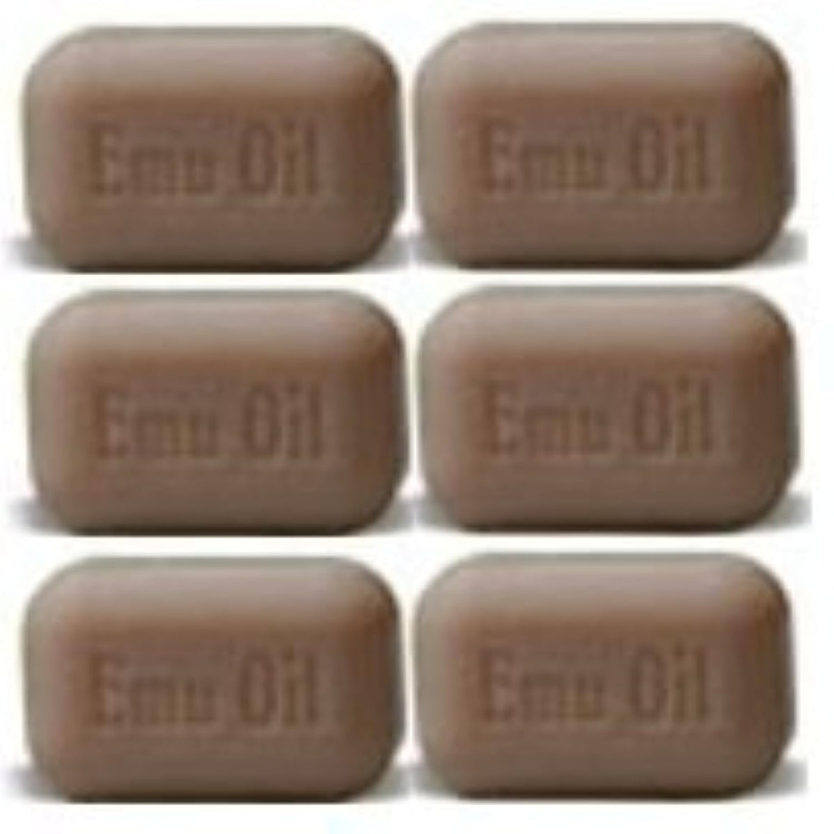 SOAP WORKS Emu Oil Soap Bar by THE SOAP WORKS – 6 Count (Pack of 1), Model SOAP WORKS Emu Oil Soap Bar SIX BARS
