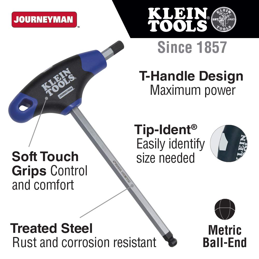 KLEIN TOOLS 1 Count (Pack of 1) / Silver / Metric Hex Keys