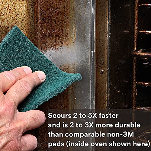 3M Dark Green / 6" x 9" / 20 Scouring Pads & Sticks