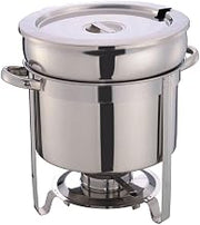 HUBERT Serving Soup Server 11 3/5 Quart Stainless Steel - 14 3/16" L x 11 3/8" W x 13" H