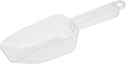 Winco 10 oz White Plastic Commercial Scoop
