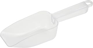 Winco 10 oz White Plastic Commercial Scoop