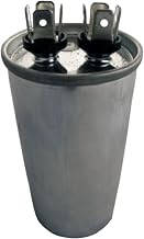 Supco CR5X440R Single Motor Run Capacitor, Round, 5 Mfd x 440V, 1.5625" Diameter, 2.1875" Height