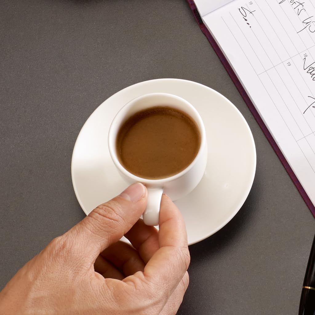 Saucer Espresso Cup 12 cm by Villeroy & Boch – Small, Porcelain, White, Model 1041531430