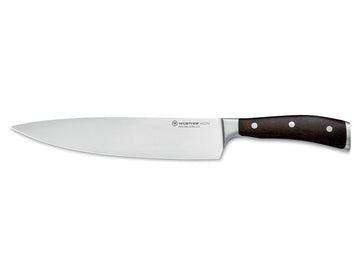 Ikon 9" Chef's Knife by Wüsthof – 9", High Carbon Stainless Steel, Black, Model 1010530123