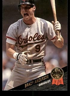 Baseball MLB 1993 Leaf #177 Brady Anderson #177 NM Orioles