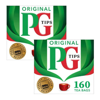 Tea Bag, 160-Count Boxes (Pack of 2) by PG Tips – 160-Count, Pack of 2, Model 8H-BCLR-BURT-CA