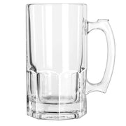 Glassware Super Mug by Libbey – 34.0 ounces, Crystal, Black, Pack of 12, Model 5262