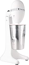 Hamilton Beach DrinkMaster Electric Drink Mixer, Restaurant-Quality Retro Milkshake Maker & Milk Frother, 2 Speeds, Extra-Large 28 oz. Stainless Steel Cup, White