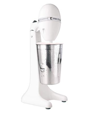 DrinkMaster Electric Drink Mixer by Hamilton Beach – Extra-Large 28 oz., 28.0 ounces, Stainless Steel, White, Model 727B