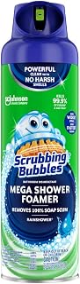 Scrubbing Bubbles Mega Shower Foamer Aerosol, Rainshower, 20 oz
