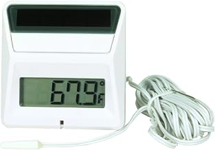 Cooper-Atkins SP120-0-8 Digital Panel Thermometer with Square Solar Powered, -58°F to 158°F Temperature Range