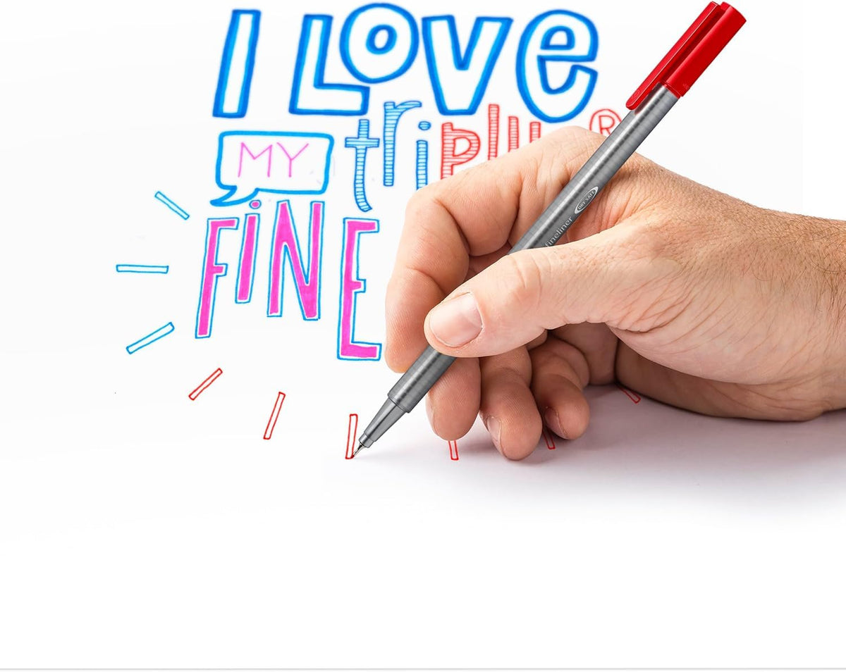 Fineliner triplus by STAEDTLER – 1 Count (Pack of 84), Plastic, Multicolor, Model 334 C42 LU