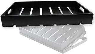 TableCraft Products CRATE11BK 1:1 Gastro Serving and Display Crate, Black Painted Wood, 20 3/4" x 12 3/4" x 2 3/4"