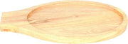 Thunder Group WDFJ001 Fajita Skillet Underliner, Oval, 3/4" Thick, Side Grooves, Stackable, Wood, Pack of 12