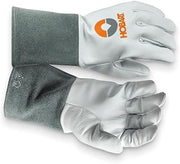 Hobart Premium TIG Welding Gloves, XL, Kidskin Leather, Kevlar-Stitched | Kidskin and cow-split leather for TIG dexterity; ANSI/ISEA 105-2024 A3 abrasion and puncture; heat resistant