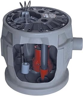 Liberty Pumps P382LE41 4/10-Horse Power 24 by 24-Inch Pro380 Series Simplex Sewage System