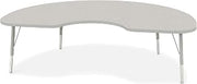 Jonti-Craft Berries 6423JCE000 Kidney Activity Table - 48" X 72", E-Height - Freckled Gray/Gray/Gray