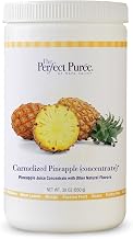 Perfect Puree Caramelized Pineapple Concentrate Puree Frozen - 6 x 30 Oz Case - Smoky Sweetness by The Perfect Puree – 180 Ounce (Pack of 1), Model Puree, Caramalized Pineapple