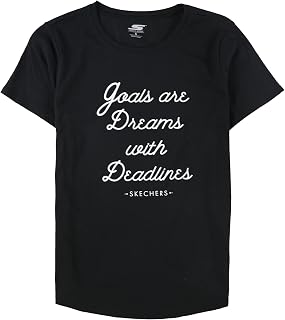 Skechers Womens Goals And Dreams Graphic T-Shirt