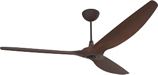 Big Ass Fans Haiku, 84" Diameter, Smart Outdoor Ceiling Fan, Universal Mount- 12" Downrod (included) (Cocoa (Aluminum) / Bronze Hardware)