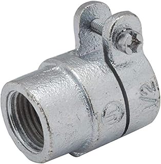 RACO 1552 Rigid-Flex Couplings, Threaded/Squeeze, 1/2-Inch Trade Size, Malleable Iron (Pack of 100)